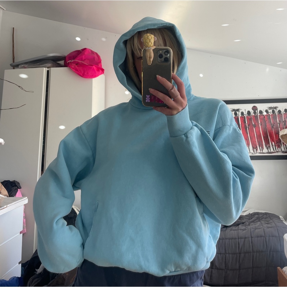 Pangaia light blue XS hoodie